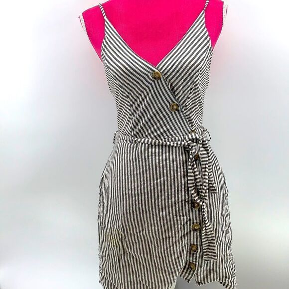 HYFVE Button-Front Mini Sundress M - Picture 1 of 6